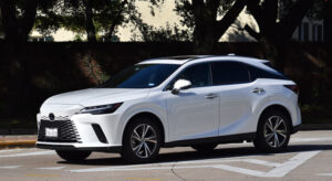 White Lexus RX SUV Car