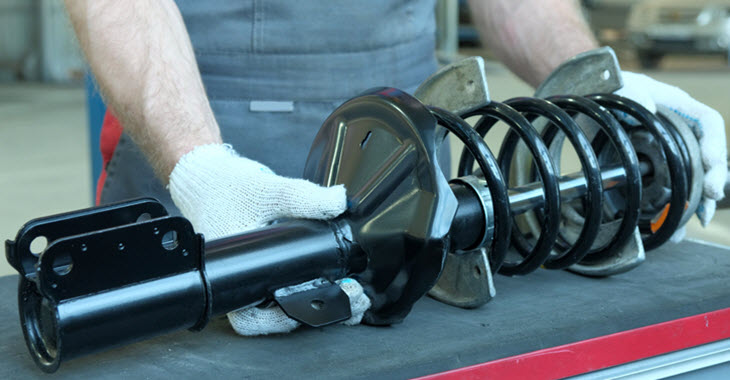 Subaru Damaged Suspension Spring Check