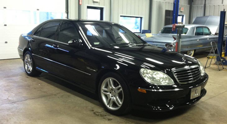 Mercedes Car In Our Garage For Repair